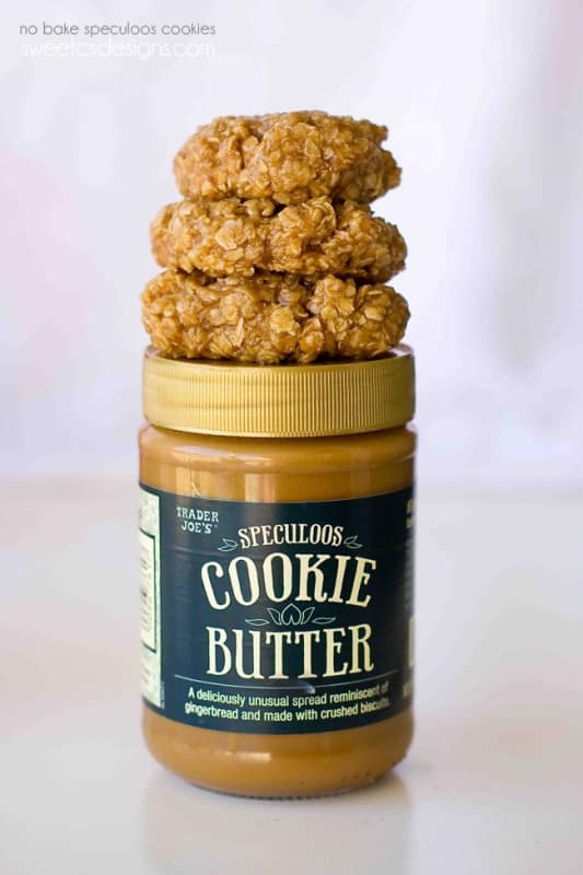 no bake speculoos oatmeal cookies - can you say YUM!